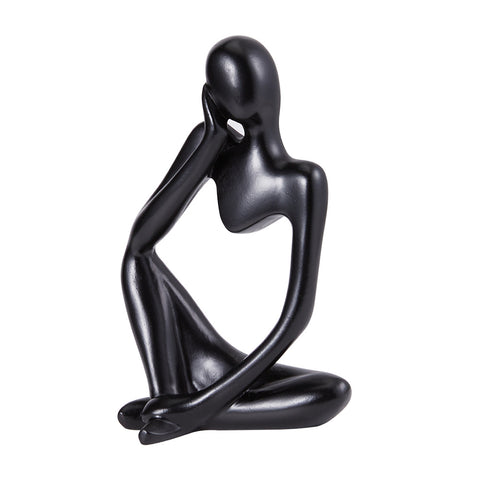 Lifeideas Thinker Resin Tabletop Abstract Decor, LY0041