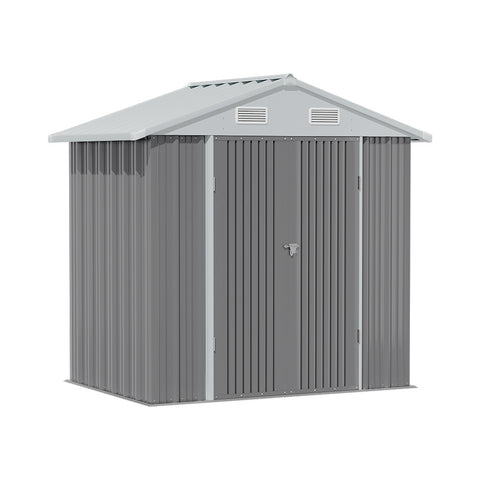 Outdoor Metal Storage Shed with Lockable Door, PM1466PM1467