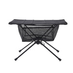 Livingandhome Aluminium Camp Table with Mesh Shelf, CT0829