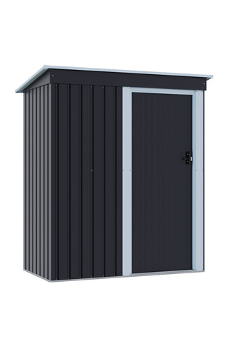 5 x 3 FT Outdoor Metal Storage Shed with Lockable Door for Garden, PM1790