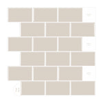 10Pcs Peel and Stick 1.2mm Backsplash Tiles, SW0905 (Ver. 2)