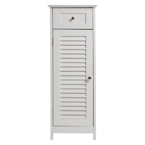 White Shutter Wooden Floor Cabinet, ZH1622