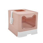 Top Exit Plastic Folding Cat Litter Box, WM0114