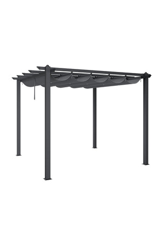 Garden Sanctuary Aluminum Patio Pergola with Canopy, LG1278LG1279