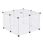 12 Panels Portable Clear Pet Playpen Fence with Door, CT0654 (Ver.2)