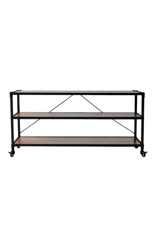 3-Tier Wood Storage Rack with Wheels, ZH1634