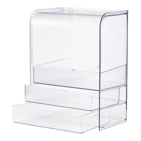 3-Tier Transparent Cosmetics Storage Organizer, SO0143