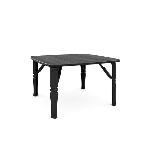 Square 60cm Wooden Folding Coffee Table Black, ZH1298