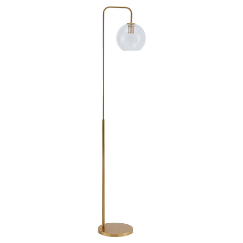 Livingandhome Contemporary Arc Arm Floor Lamp, FI0590