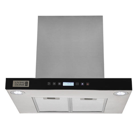 Livingandhome 60cm T Shaped Cooker Hood, FI0701