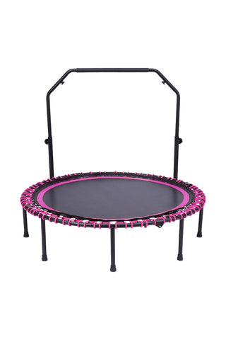 48in Bungee Cords Foldable Round Trampoline with Adjustable U-Handle Bar, DM0902(Ver.2)