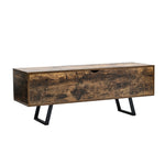 H&O Direct Industrial Wooden Flip Top Storage Bench, XY0162