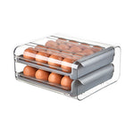 Livingandhome Double-layer Transparent Egg Storage Drawer Box, WM0170