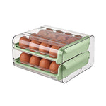 Livingandhome Double-layer Transparent Egg Storage Drawer Box, WM0171