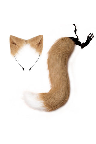 Halloween Cosplay Fox Tail and Ear Headband Set, JR0013 (Ver. 2)