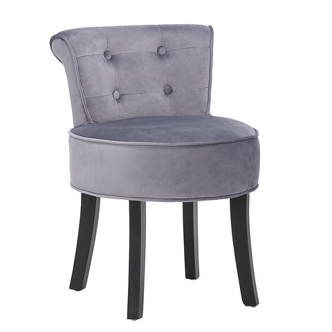 Velvet Vanity Stool with Thick Cushion, ZH0735