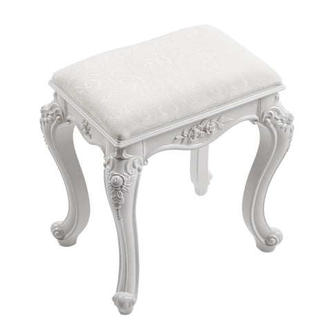 Premium Makeup Dressing Stool Faux Fur Upholstered Stool, ZH1446