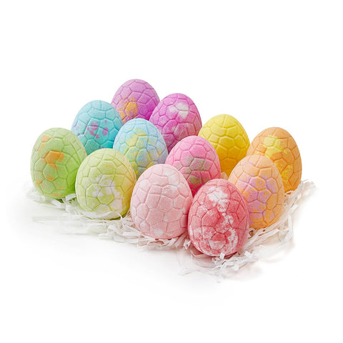 12Pcs/Pack 2.83oz Dinosaur Egg Bath Bombs Set with Toy for Kids, JX0001 (Ver.2)