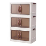 3-Tier Double-door Desk Organizer Storage Box , LY0221(Ver.2)