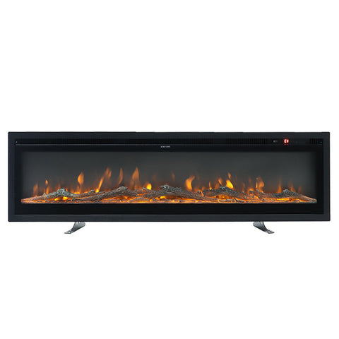 60 Inch Electric Fireplace with Remote 12 Flame Colours 1500W, KA0003