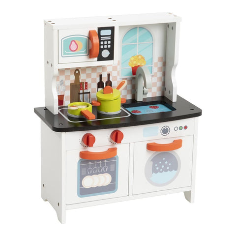 Wooden Mini Kitchen Playset for Kids, SI0128