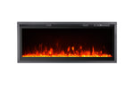 42 Inch Electrical Fireplace with Remote, 12 Vibrant Flame Colours, Adjustable Heating Modes, and Safety Features,  PM1659