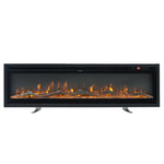 50 Inch Electric Fireplace with Remote 12 Flame Colours 1500W, KA0002