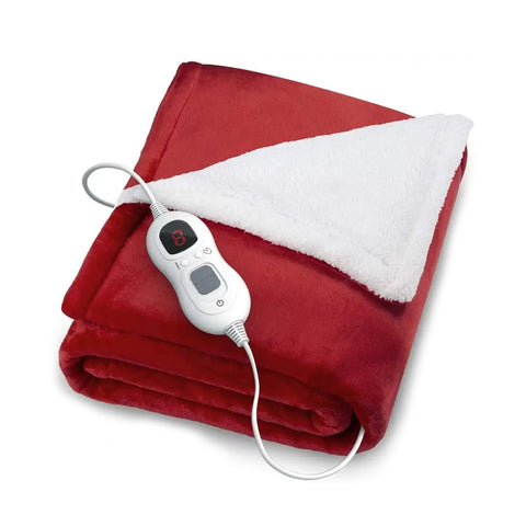 Reversible Flannel Electric Heated Throw Blanket, SC1026