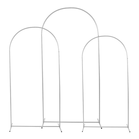 3pcs 180/200/220cm Height Metal Arch Wedding Backdrop Stand Prop Decor, DM0941(Ver.2)