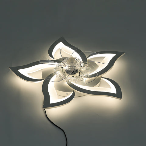 Flower Shape LED Ceiling Fan Light, DM0593