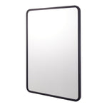 Surface Mount Rectangular Bathroom Storage Mirror Cabinet with Round Corner, DM0919