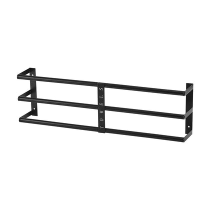 Durable & Chic: Premium Iron Space-Saving Bathroom Wall Mounted Towel Rack, WZ0191