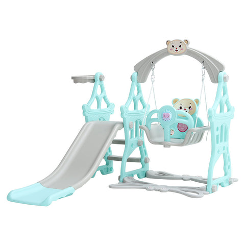 Livingandhome Toddler Swing and Slide Playset for Indoor and Outdoor, FI0256