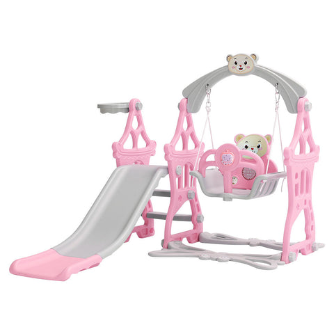 Livingandhome Toddler Swing and Slide Playset for Indoor and Outdoor, FI0257