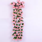 Livingandhome Decorative Wall Hanging Artificial Violet Vine Plant, SP0272