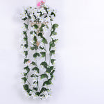 Livingandhome Decorative Wall Hanging Artificial Violet Vine Plant, SP0274