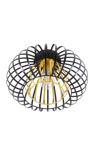 Metal Lantern Shape E27 1-Light Ceiling Light, FI1121