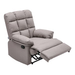 Livingandhome Faux Leather Upholstered Recliner Armchair, ZH1502