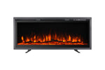 50 Inch Electrical Fireplace with Remote, 12 Vibrant Flame Colours, Adjustable Heating Modes, and Safety Features,  KA0012