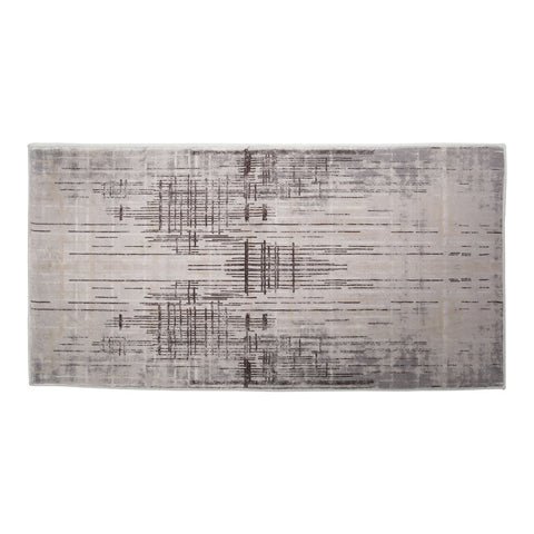 Livingandhome Modern Beige Distressed Area Rug, SW0641