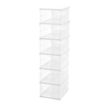 6-Tier Foldable Angel White Shoes Box, LY0147