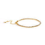 14K Gold Plated Chain Bracelets set, CA290002