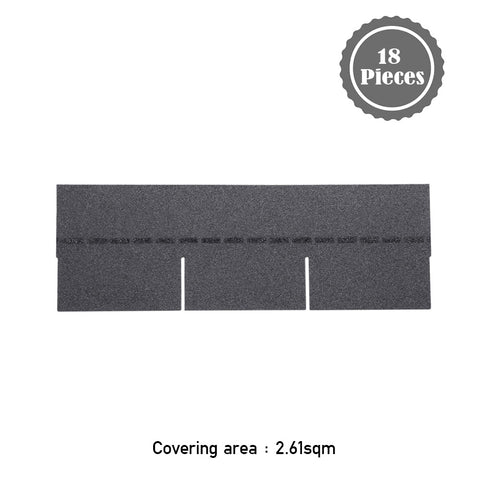 18Pcs/Pack 3-Tab Asphalt Shingles Rectangular Houses Shed Roofing Tiles, AI1540 (Ver.2)