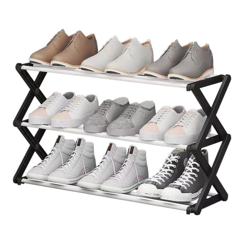 Lifeideas Foldable Multi-Tier Metal Shoe Rack, SW0729