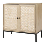 Rustic Bamboo Sideboard with Woven Doors, XY0438 (Ver.2)