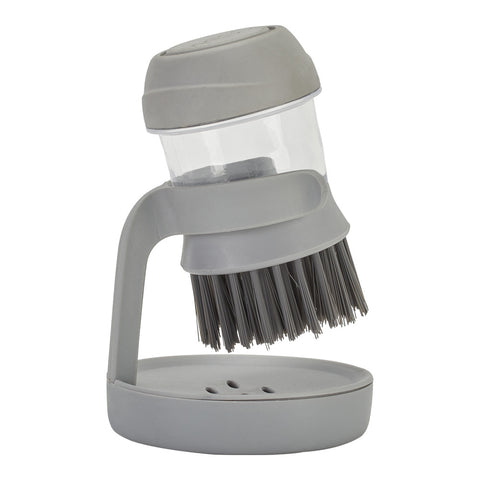 Livingandhome Dish Pot Brush with Soap Dispenser, WZ0149