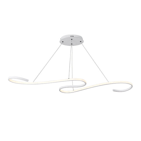 S-Shaped 33W Dimmable LED Pendant Light with Remote Control, LG0722