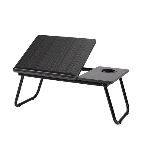 Livingandhome Adjustable Laptop Bed Desk with Cup Holder, SC1183