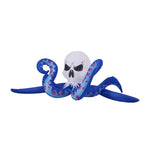 4Ft Halloween Skull Head Octopus Inflatable with Build-In LED, SW0871