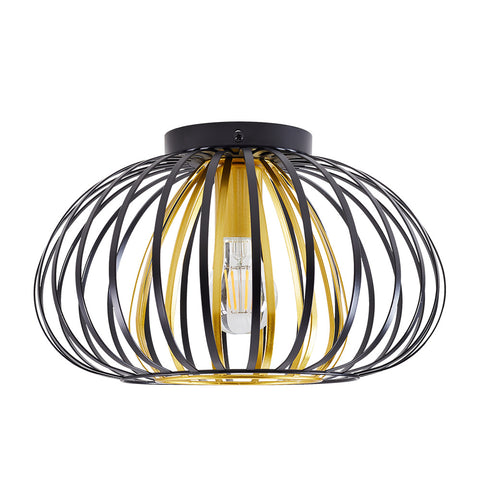 Metal Lantern Shape E27 1-Light Ceiling Light, FI1121(Ver.2)